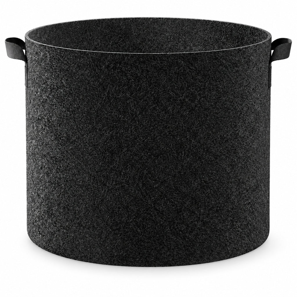 Black Fabric Grow Bag with Handles, 5-Gallon Size, Single Bag - Black / 5-Gallon Size / Single Bag - main