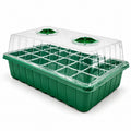 24-Cell Seed Starting Kit with Clear Insert, Clear Dome and Green Base - 24 Cells / Clear Insert / Green Base / 1 Set - main