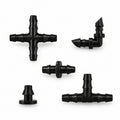 200-Piece Micro Irrigation Connector Assortment - 200 Pieces / Five Connector Types / Connectors Only - main