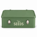 Army Green Metal Seed Storage Box, 33 x 17 x 13.5 cm - T234 / Army Green / 33 x 17 x 13.5 cm / One Box - main