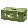 Army Green Metal Seed Storage Box, T234 Large, Single Box - T234 / Army Green / Large / Single Box - main