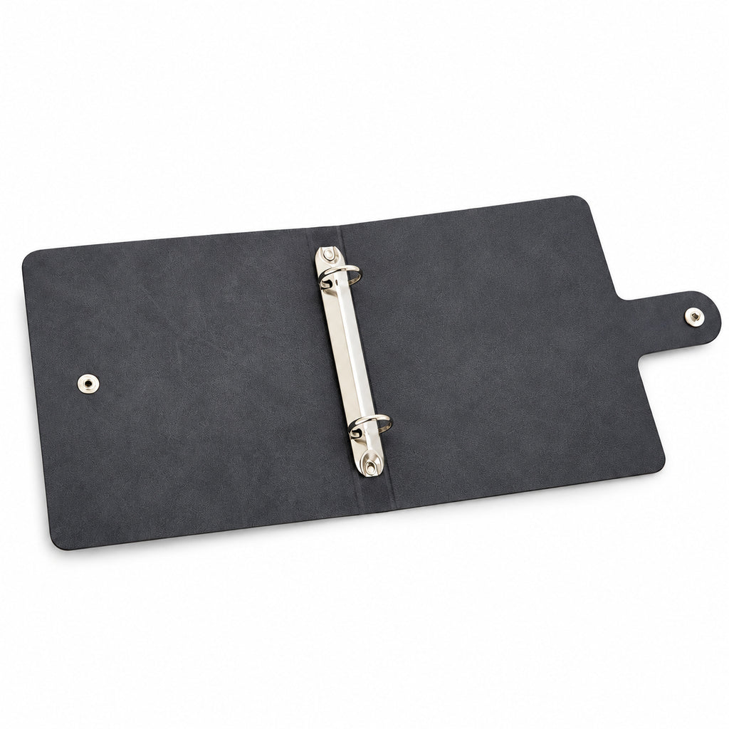 Black PU Two-Ring Seed Storage Binder, Cover Only - Black / Two-Ring PU Binder Only / No Inserts - main