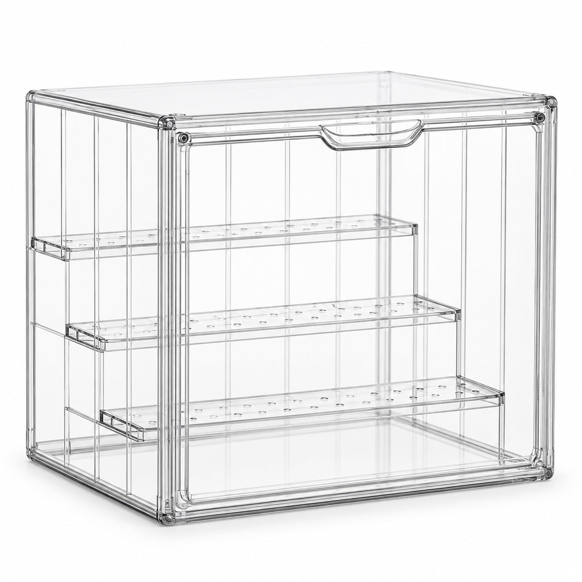 Clear PET Plant Display Cabinet with Three Partitions, Single Unit - 1085 / Three Partitions / Clear PET / Single Cabinet - main