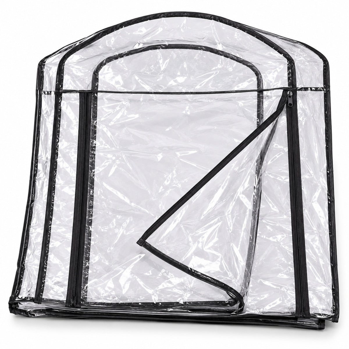 Clear PVC Mini Greenhouse Replacement Cover, 69 x 49 x 160 cm - Clear PVC / 69 x 49 x 160 cm / Cover Only - main