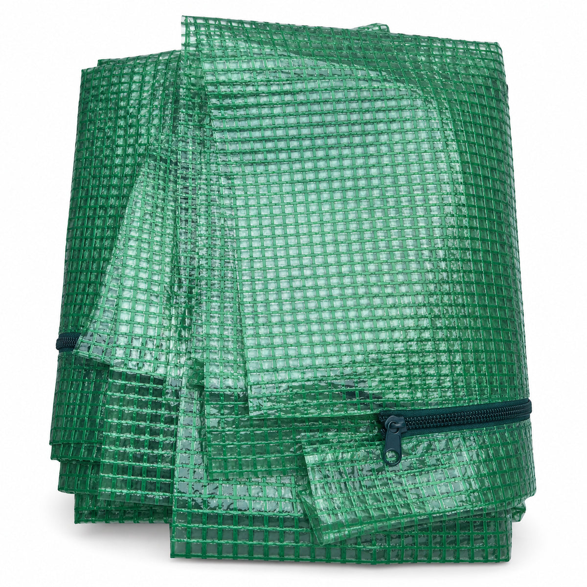Green PE Walk-In Greenhouse Replacement Cover, 143 x 143 x 195 cm - Green PE / 143 x 143 x 195 cm / Cover Only - main