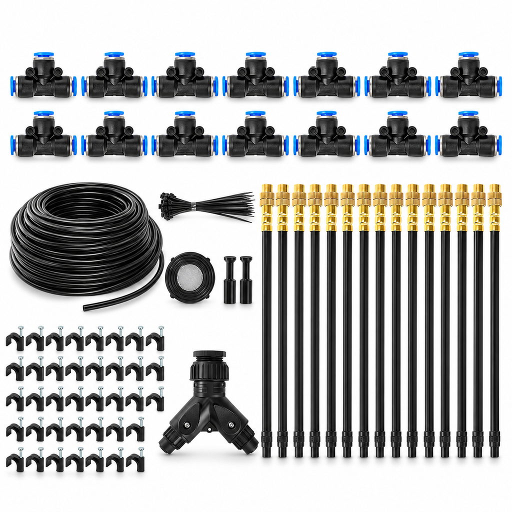 Adjustable Garden Spray-Nozzle Kit with Bendable Heads & Tubing Options - main