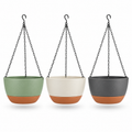 Self-Watering Resin Hanging Planter with Four Diameter Options - main
