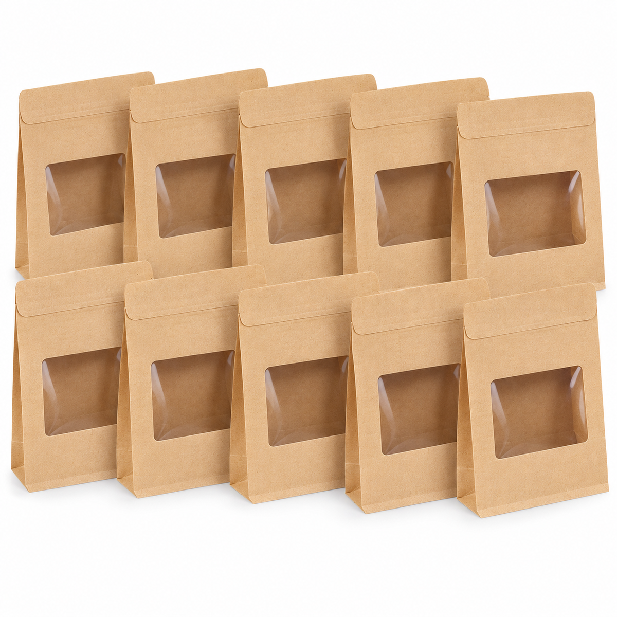 Kraft Seed Envelopes with Optional Viewing Window —10-Pack - main