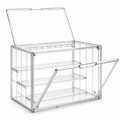 Clear Plant Display Box Customized for LED-Strip & Drainage Installation - main